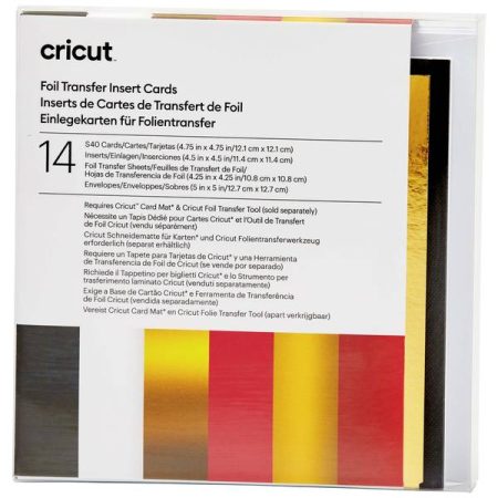 Cricut Insert Cards FOIL Royal Flush S40 Set di mappe Bianco