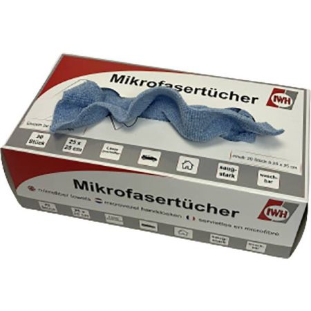 Panni in microfibra in scatola IWH 071125 20 pz. (L x L) 250 mm x 250 mm
