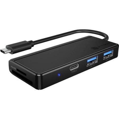 ICY BOX 60796 Mini Dockingstation USB-C® Adatto per marchio (Notebook Dockingstations): universale lettore di schede