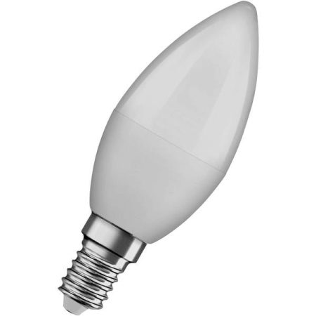 OSRAM 4058075430976 LED (monocolore) ERP F (A - G) E14 Forma di candela 4.9 W = 40 W Bianco neutro (Ø x L) 37 mm x 99 mm