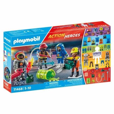 Playset Playmobil 71468 Action Heroes Plastica
