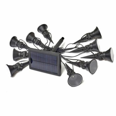 Ghirlanda di Luci LED Garland Multispot 10-PK Solare Paletto 5 Lm Made in Italy Global Shipping