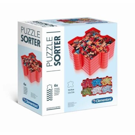 Puzzle Clementoni Sorter Rosso 1000 Pezzi (6 uds)