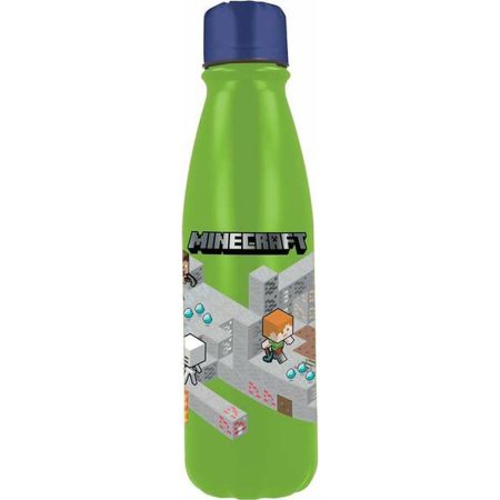 Bottiglia Minecraft 600 ml Per bambini Alluminio