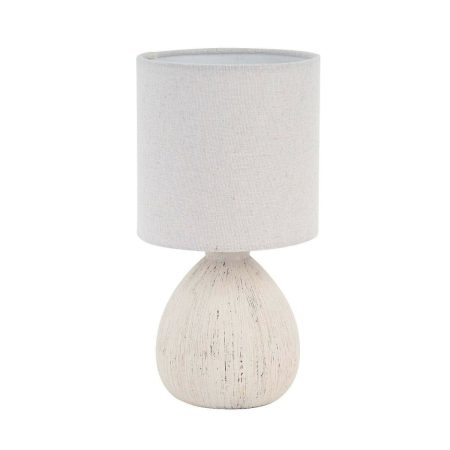 Lampada da tavolo Versa Bianco Ceramica 14 x 28 x 14 cm Made in Italy Global Shipping