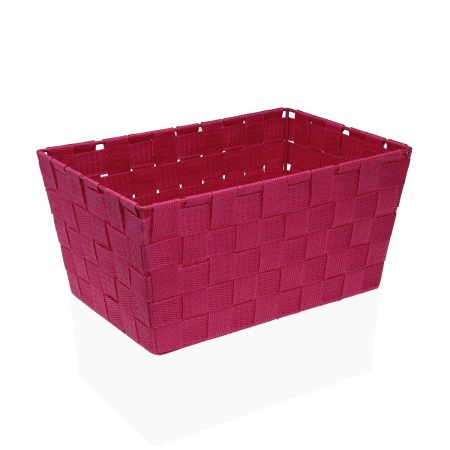 Cestino Versa Lover Fucsia Tessile 20 x 15 x 30 cm Made in Italy Global Shipping