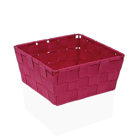 Cestino Versa Lover Fucsia Tessile 19 x 9 x 19 cm Made in Italy Global Shipping