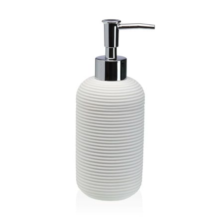 Dispenser di Sapone Versa Bianco Resina ABS Made in Italy Global Shipping