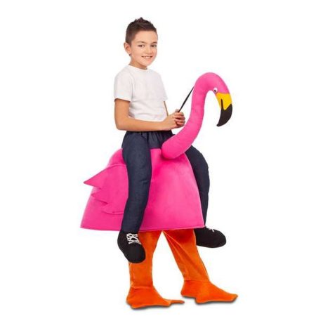 Costume per Bambini My Other Me Ride-On Fenicottero rosa 3-6 anni