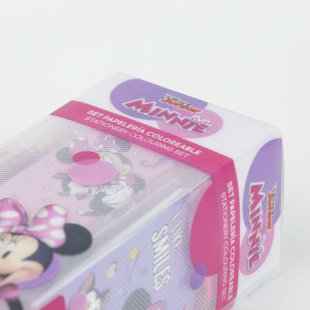 Set di Cancelleria Minnie Mouse 25 Pezzi Rosa