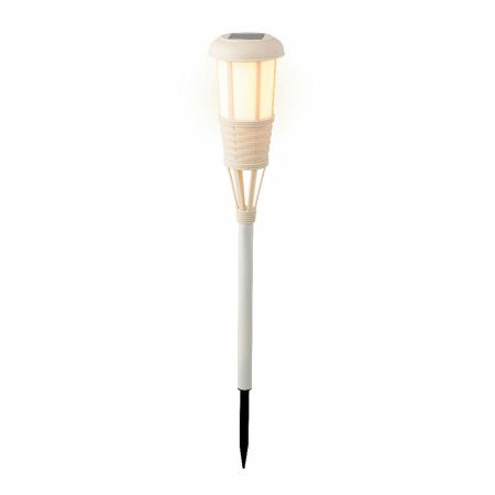 Lanterna da Giardino Lumineo Solare Bianco vimini 61 x 10 cm Made in Italy Global Shipping