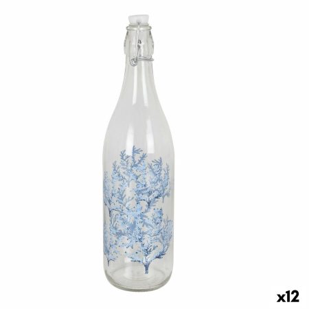 Bottiglia di Vetro Decover Corallo 1L (12 Unità)