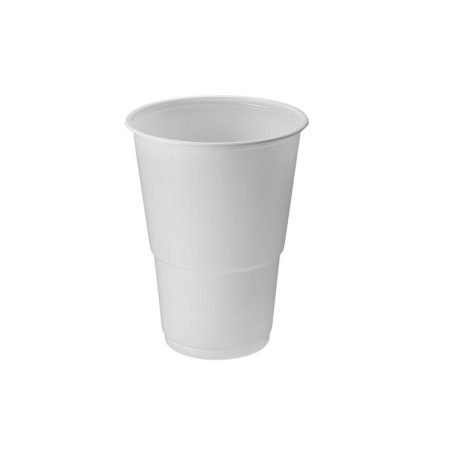 Set di bicchieri riutilizzabili Algon Plastica Bianco 15 Pezzi 330 ml (24 Unità)