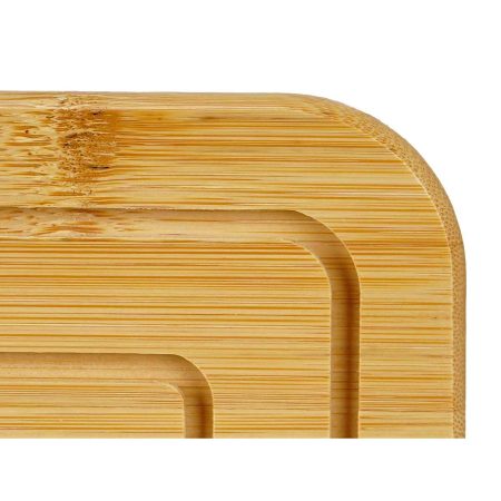 Sottopentola Naturale Bambù 19 x 1 x 19 cm (24 Unità) Quadrato