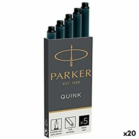Ricarica di inchiostro per penna Parker Quink (20 Unità)