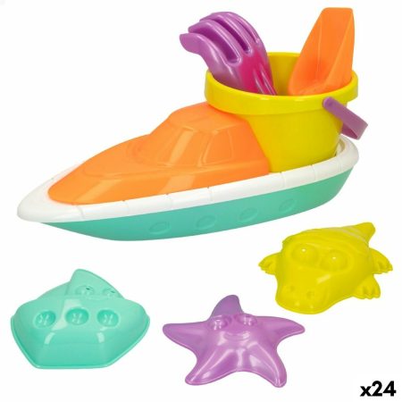 Set di giocattoli per il mare Colorbaby 7 Pezzi Barca polipropilene (24 Unità)