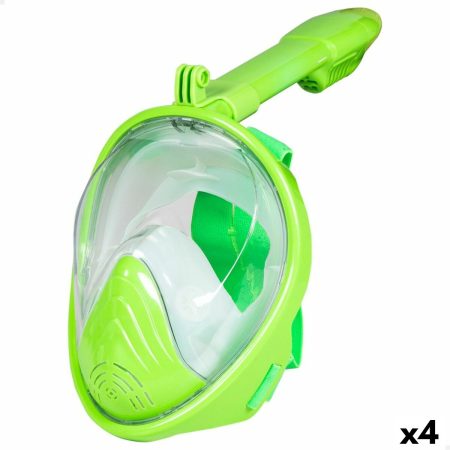 Maschera da immersione AquaSport Verde XS (4 Unità)