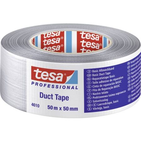 tesa Tesa 04610-00000-00 Nastro in tessuto tesa® Professional Argento (L x L) 50 m x 50 mm 1 pz.