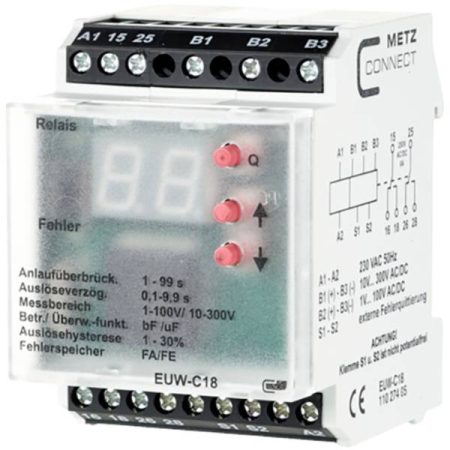 Relè di monitoraggio 230 V/AC (max) 2 scambi Metz Connect 11027405 1 pz.