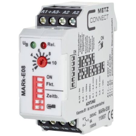 Metz Connect 110657 MARk-E08 Relè temporizzato Multifunzionale 230 V/AC 1 pz. 1 scambio