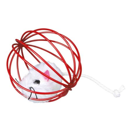 Giocattoli Trixie Mouse in a Wire Ball Multicolore Poliestere Made in Italy Global Shipping