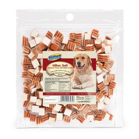 Snack per Cani Hilton Baccalà Coniglio 500 g Made in Italy Global Shipping