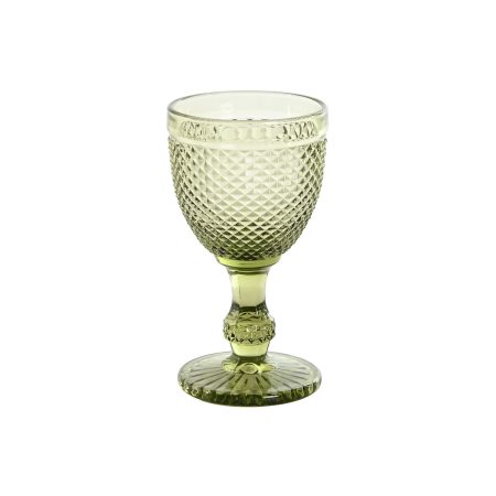 Set di Bicchieri DKD Home Decor Verde Cristallo 325 ml