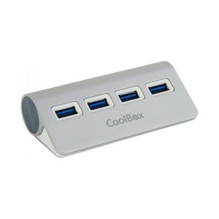 Hub USB CoolBox COO-HU4ALU3 Alluminio (4 Porte)