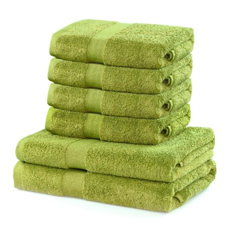 Asciugamano MARINA colore verde stile classico genere del materiale-tessile cotone   2*70x140+4*50x100 DecoKing
