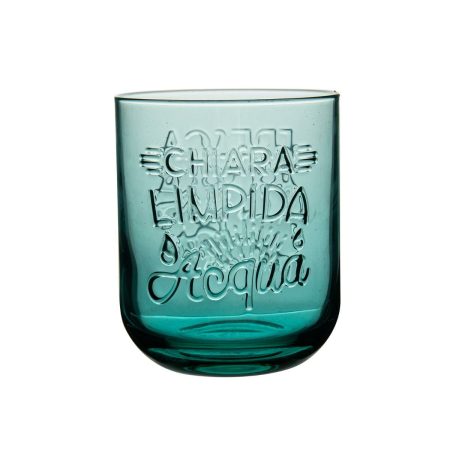 Bicchiere Graphica Verde Vetro 395 ml (6 Unità)