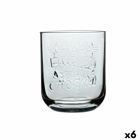 Bicchiere Graphica Trasparente Vetro 395 ml (6 Unità)