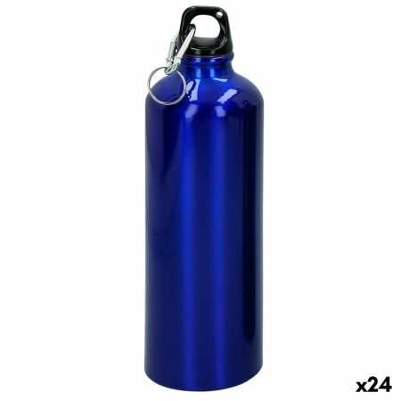Bottiglia d'acqua Aktive 750 ml Moschettone Alluminio 7 x 25 x 7 cm (24 Unità)