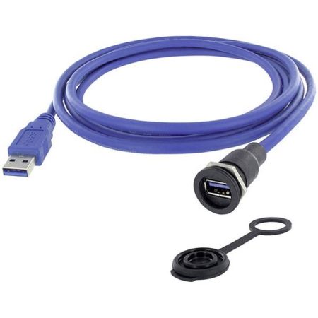 USB 3.0 tipo A Presa con telaio di montaggio Encitech M16 1310-1015-01 encitech Contenuto: 1 pz.