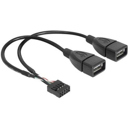Delock Cavo USB USB 2.0 Connettore a perforazione 8 poli