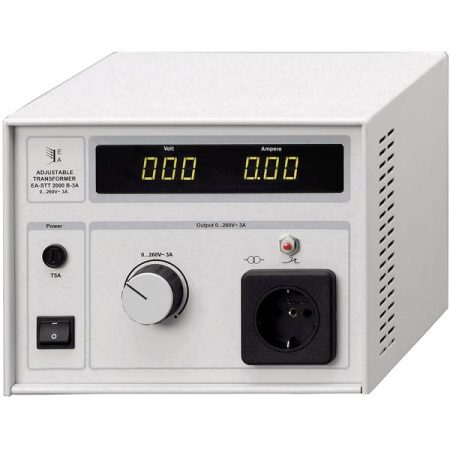 EA Elektro Automatik EA-STT 2000B 4.5 Trasformatore isolamento regolabile laboratorio 1200 VA Num. uscite: 1 x 0 - 260