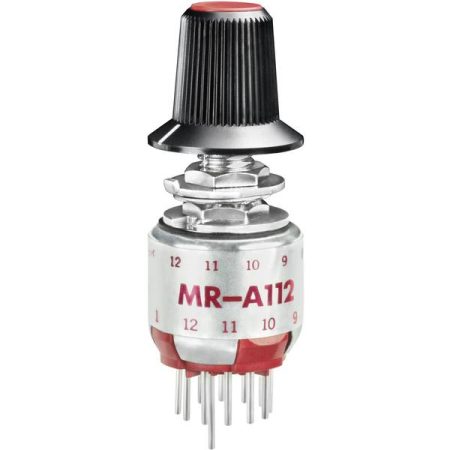 NKK Switches MRA112-A MRA112-A Interruttore rotativo 125 V/AC 0.25 A Posizioni di commutazione 12 1 x 30 ° 1 pz.