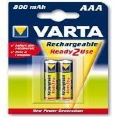 Batterie Ricaricabili Varta AAA 800MAH  2UD 1