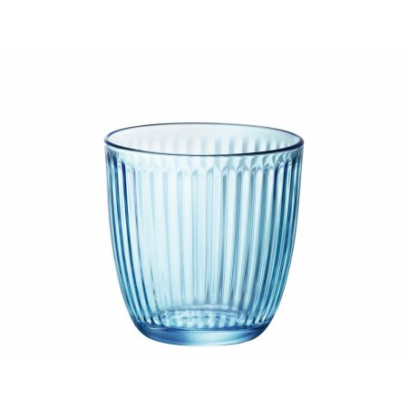 Set di Bicchieri Bormioli Rocco Line Azzurro 6 Unità Vetro (290 ml)