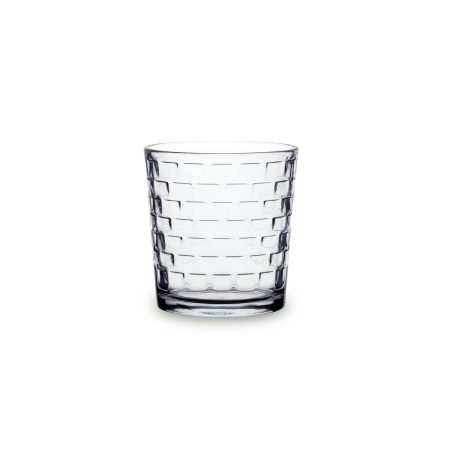 Set di Bicchieri Quid Square Trasparente Vetro 260 ml (6 Unità)