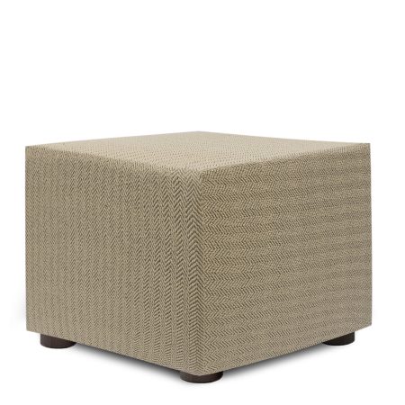 Cover per puff Eysa JAZ Beige 65 x 65 x 65 cm Made in Italy Global Shipping