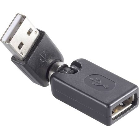 Renkforce USB 2.0 Adattatore [1x Spina A USB 2.0 - 1x Presa A USB 2.0] contatti connettore dorati
