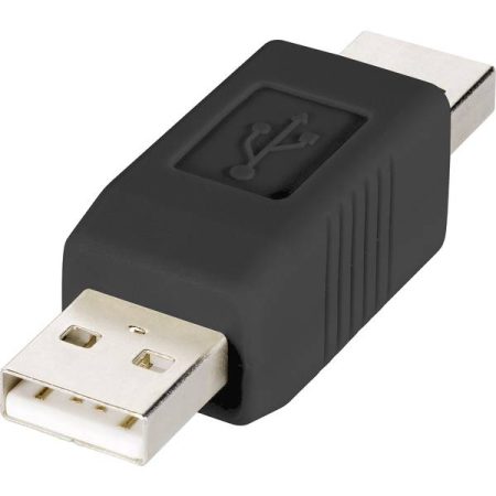 Renkforce USB 2.0 Adattatore [1x Spina A USB 2.0 - 1x Spina A USB 2.0] rf-usba-02 contatti connettore dorati