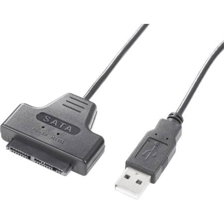 Renkforce USB 2.0 Cavo adattatore [1x Spina A USB 2.0 - 1x Spina Micro-SATA combinata a 7+9 poli]
