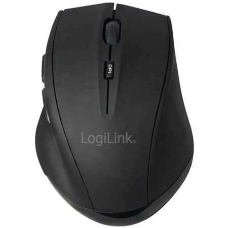 LogiLink ID0032A Mouse Bluetooth® Laser Nero 5 Tasti 1600 dpi Rotella di scorrimento integrata