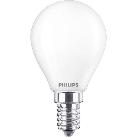 Philips Lighting 76283400 LED (monocolore) ERP E (A - G) E14 Forma di goccia 6.5 W = 60 W Bianco caldo (Ø x L) 4.5 cm x