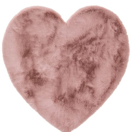Tappeto forma irregolare DAVE 4 colore cipria rosa infantile stile infantile 100x100 Benuta