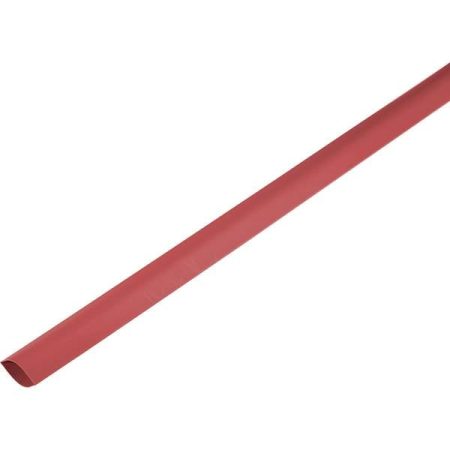 TRU COMPONENTS 1225460 Termoretraibile senza colla Rosso 80 mm 40 mm Restringimento:2:1 Merce a metro